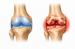 artrose articular apofisária com inflamação